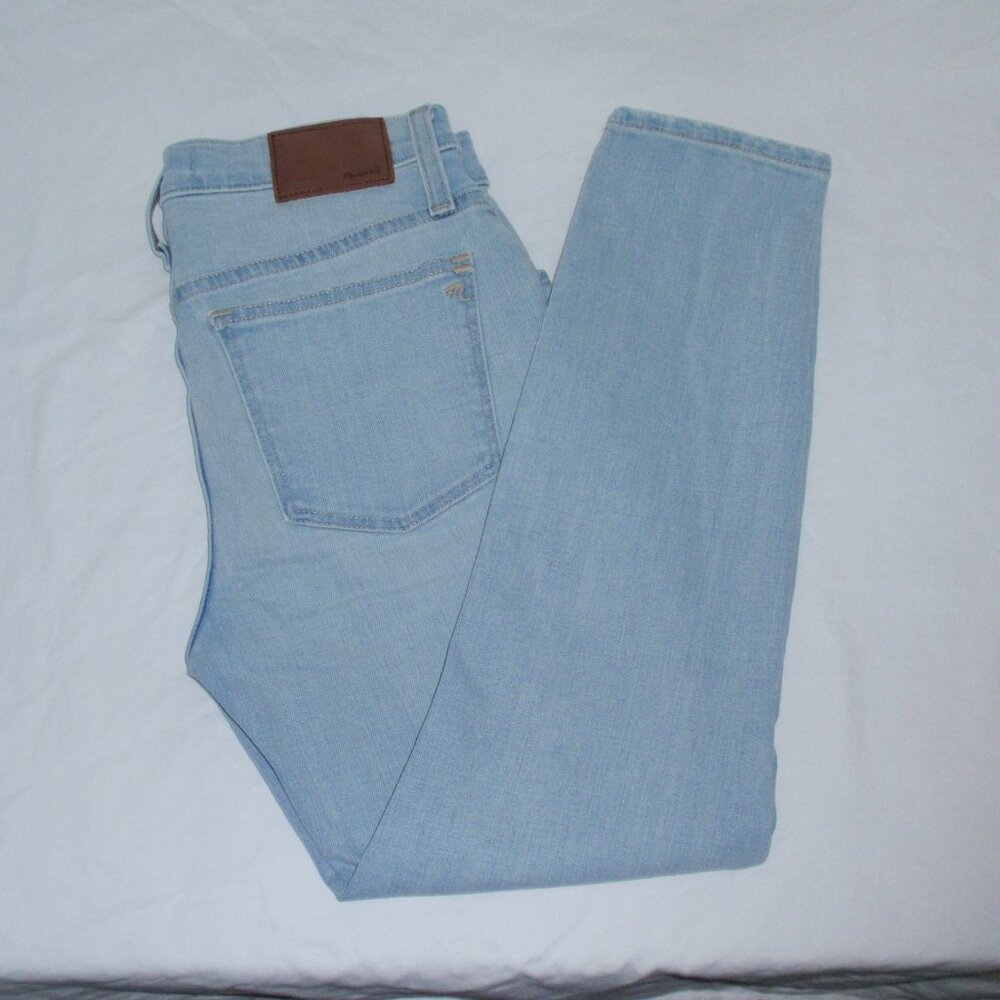 Madewell 9" Mid-Rise Skinny Crop Jeans Light Blue 25P Petite 25